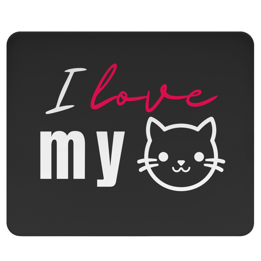 I love my Cat - Mousepad - PetArt