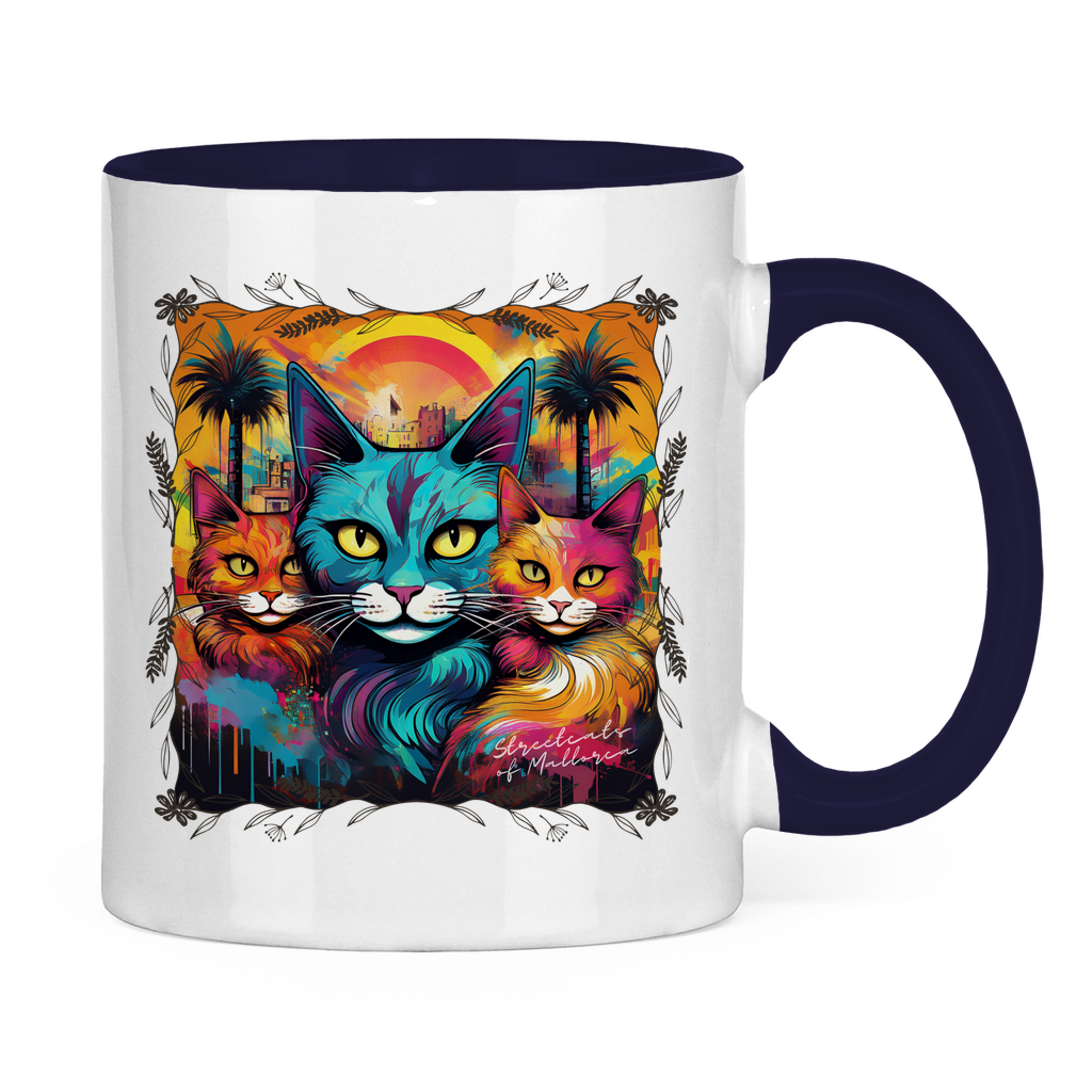 Streetcats of Mallorca - Tasse zweifarbig - PetArt