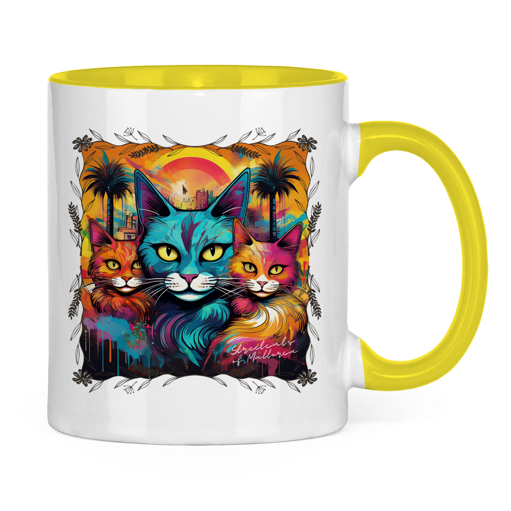 Streetcats of Mallorca - Tasse zweifarbig - PetArt