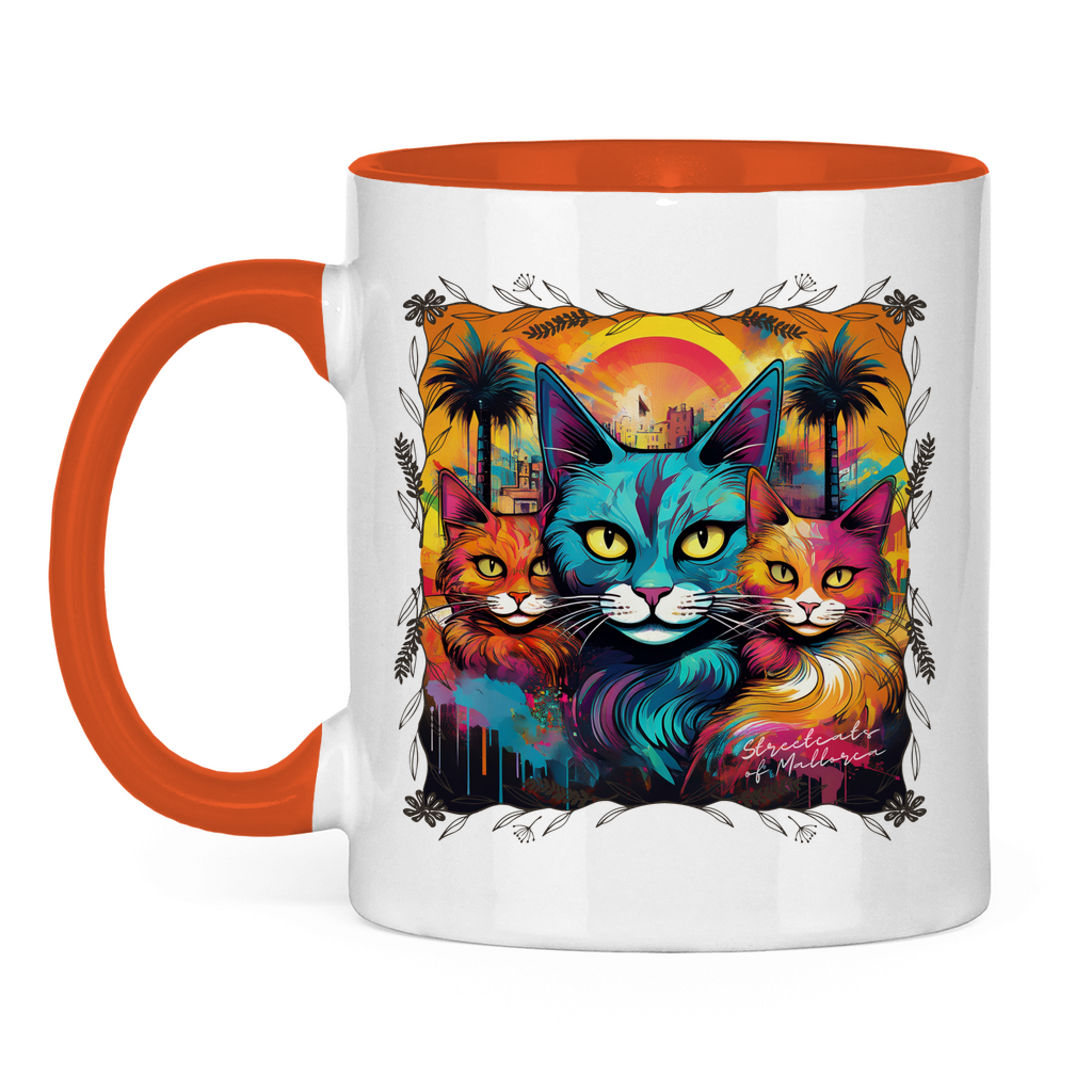 Streetcats of Mallorca - Tasse zweifarbig - PetArt