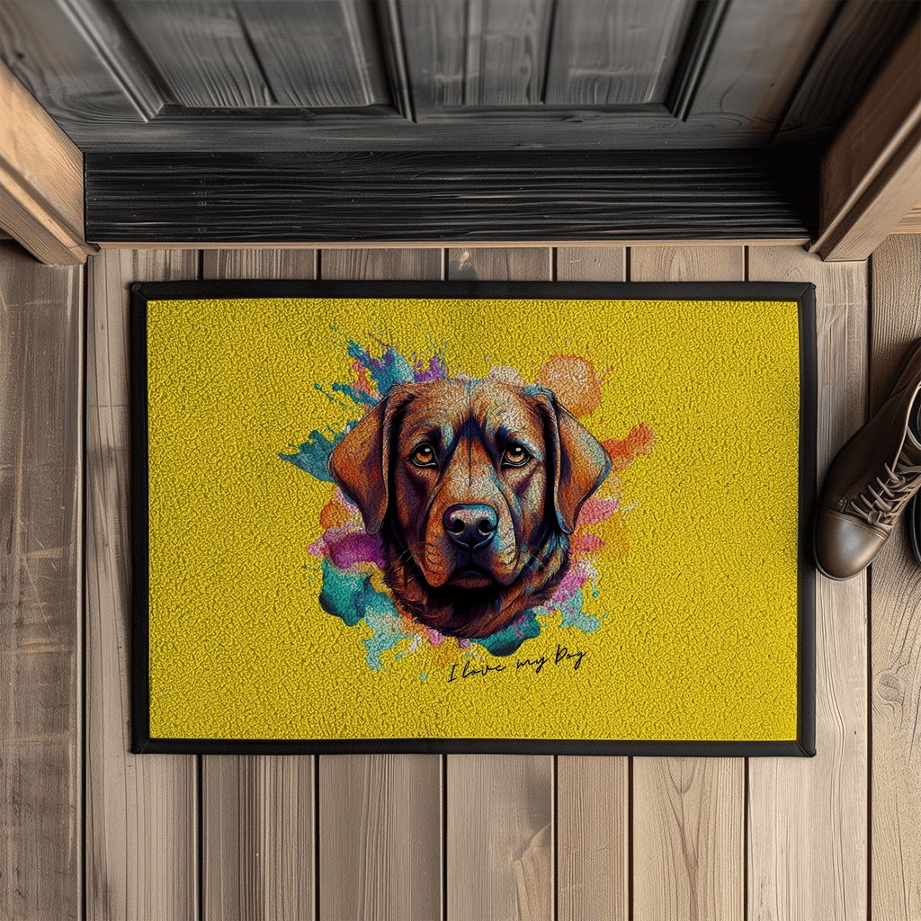 I love my Dog Fußmatte "Smilla" mit Gummirand - PetArt
