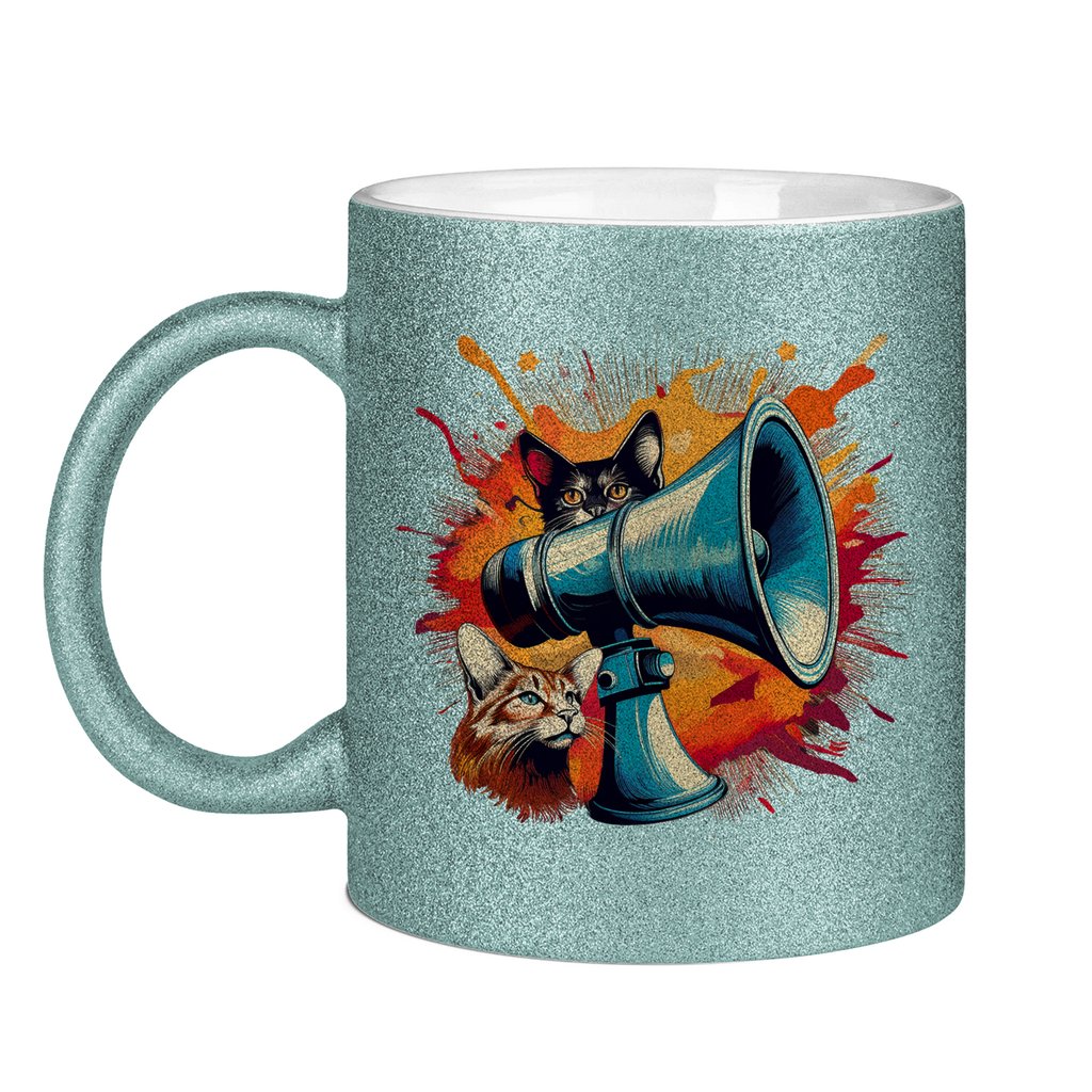 Glitzertasse Deine Stimme.... - PetArt