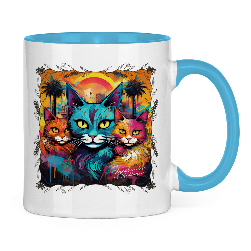 Streetcats of Mallorca - Tasse zweifarbig - PetArt