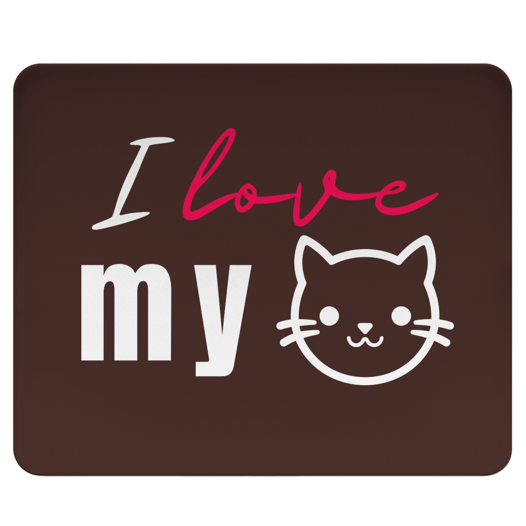 I love my Cat - Mousepad - PetArt