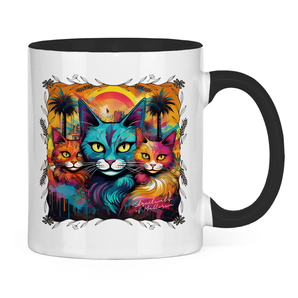 Streetcats of Mallorca - Tasse zweifarbig - PetArt