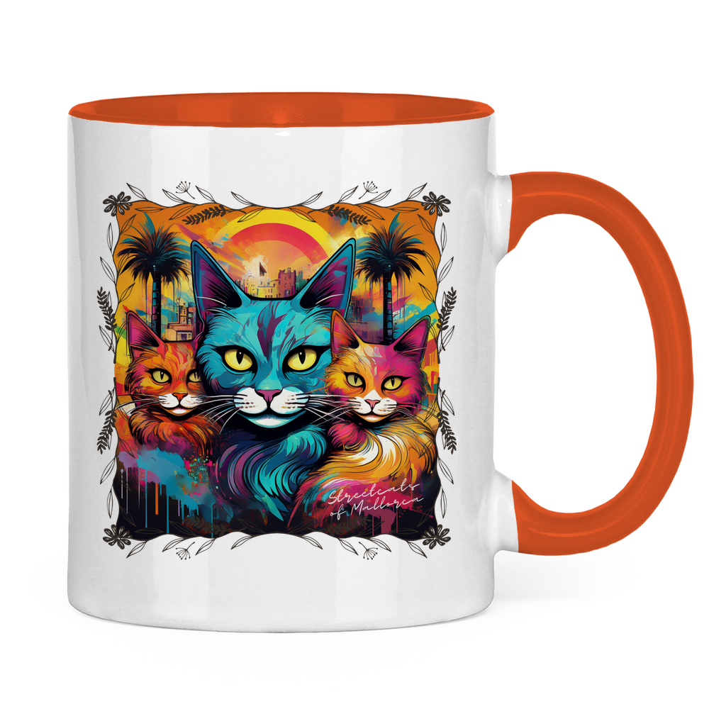 Streetcats of Mallorca - Tasse zweifarbig - PetArt
