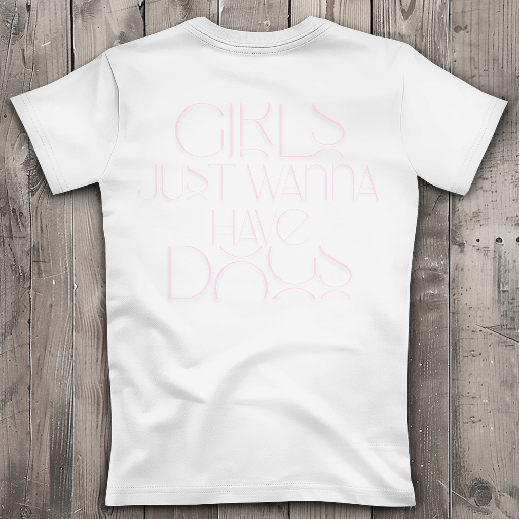 Girls just wanna have... dogs! - Damen Premium Bio V-Neck T-Shirt