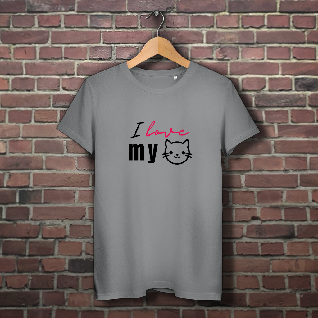 I love my Cat - Damen Premium Bio T-Shirt - PetArt