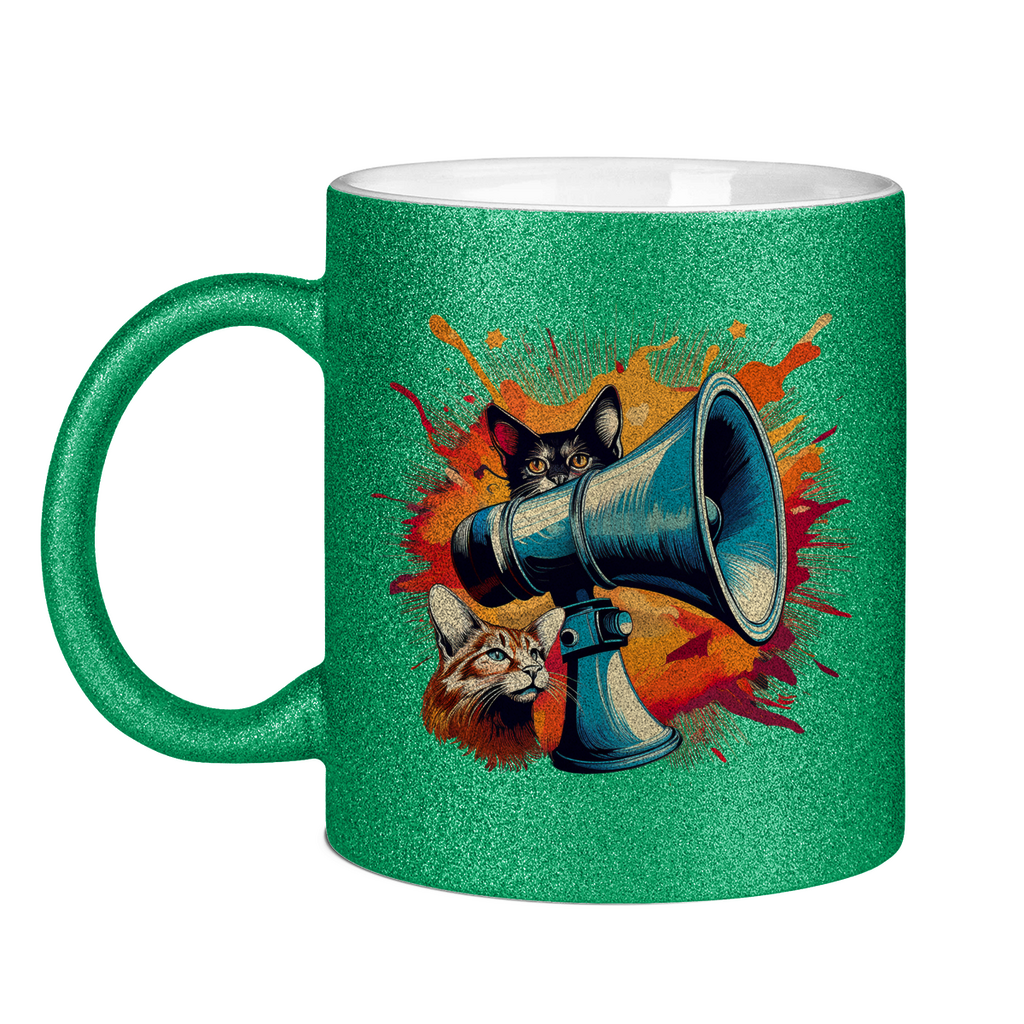 Glitzertasse Deine Stimme.... - PetArt