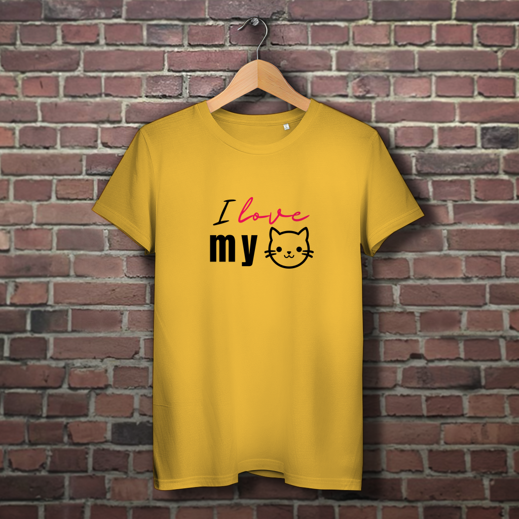 I love my Cat - Damen Premium Bio T-Shirt - PetArt