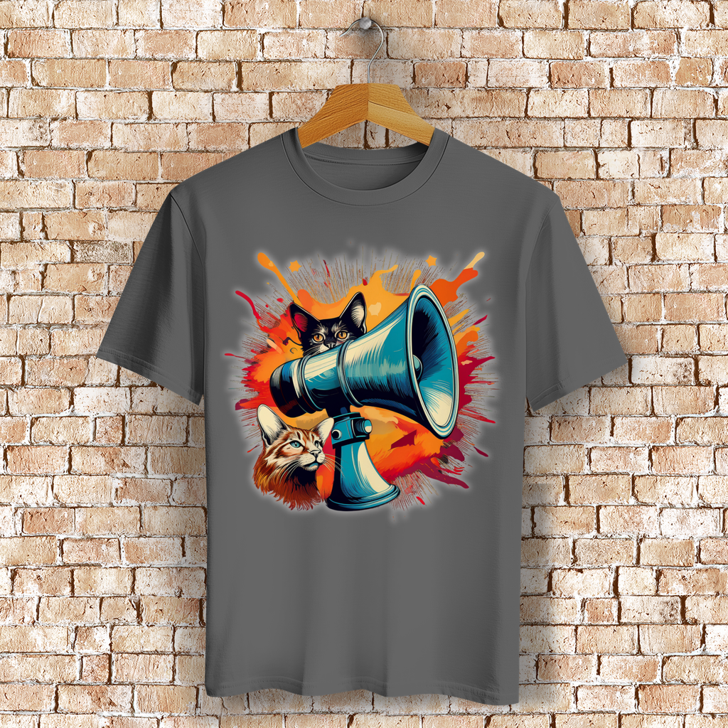 BIG Print Unisex T-Shirt - "Deine Stimme kann Leben retten" - PetArt